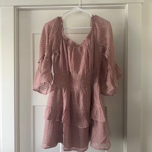 Pink Ruffle Dress
